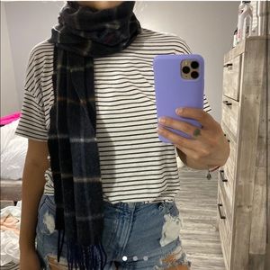 Lamb wool stripped scarf straight from Ireland